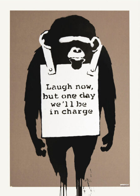 Banksy, ‘Laugh Now, (signed)’, 2004