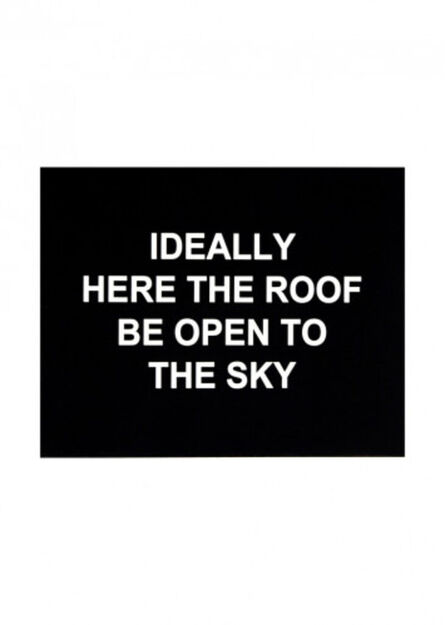 Laure Prouvost, ‘Idealy here the roof be open to the sky’, 2016