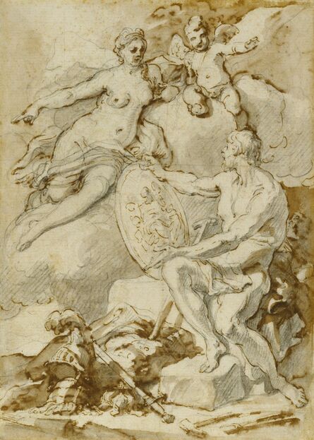 Francesco Solimena, ‘Venus Receiving from Vulcan the Arms of Aeneas’, 1704