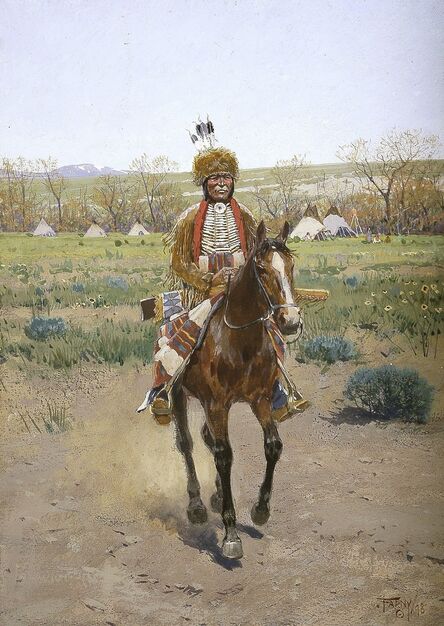 Henry F. Farny, ‘Sioux Indian’, 1898