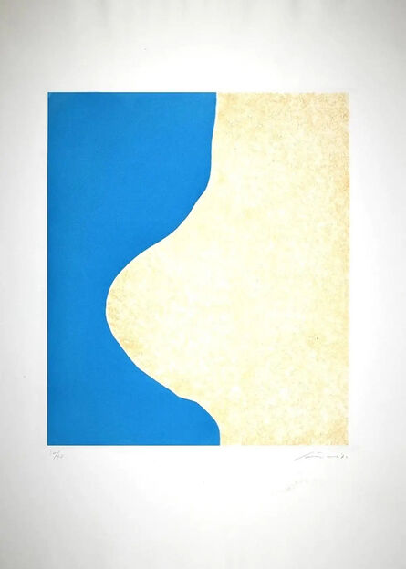 Giuseppe Santomaso, ‘Incavo Blu’, 1970