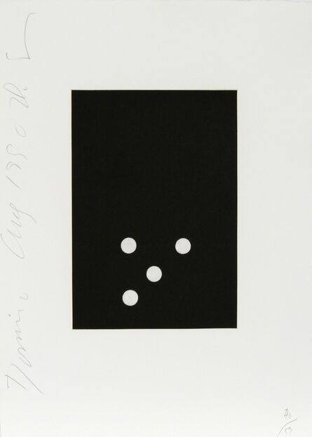 Donald Sultan, ‘Dominoes Portfolio - 11’, 1990