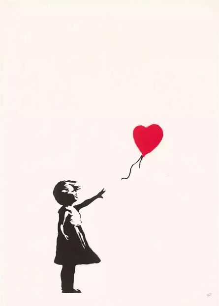Banksy, ‘Girl With Balloon (Unsigned)’, 2004