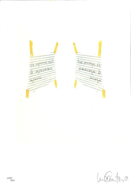 Luis Camnitzer, ‘La impresión ’, 1989