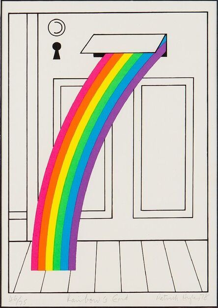 Patrick Hughes, ‘Rainbow's End’, 1978