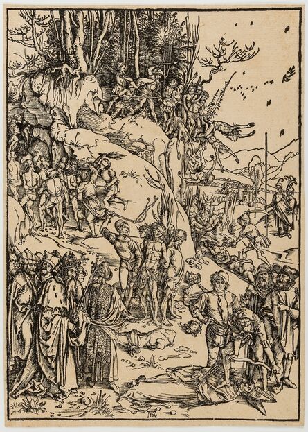 Albrecht Dürer, ‘The Martyrdom of the Ten Thousand’, circa 1496