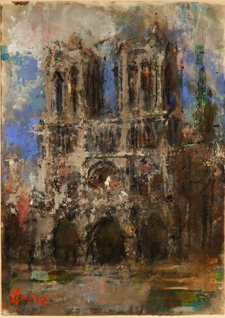 Jack Levine, ‘Notre Dame, Paris’, 1993