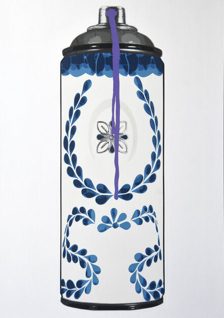 Campbell La Pun, ‘Clase Azul - Emblem (Purple Drip)’, 2023