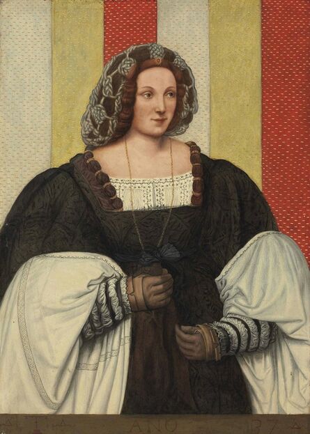 Bernardino de' Conti, ‘Portrait a lady from the Trivulzio family, three-quarter-length’