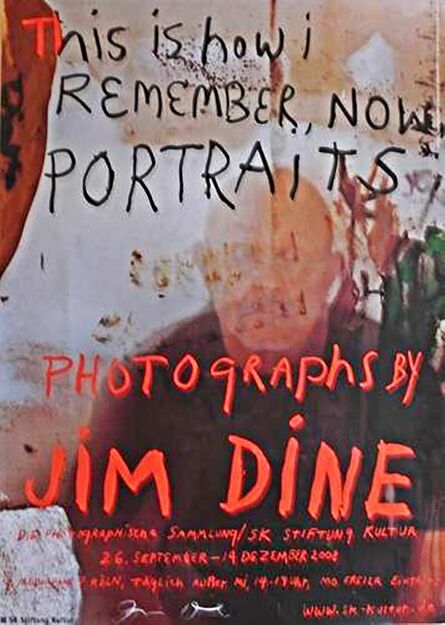 Jim Dine, ‘This is How I Remember Now (Hand Signed)’, 2008
