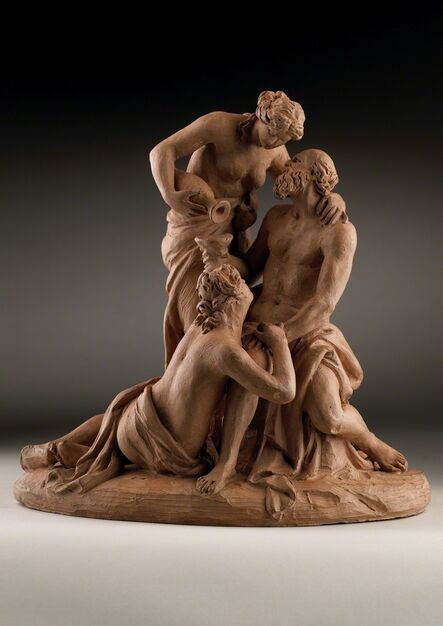 Joseph Nollekens, ‘A ‘Pensiero’ of Lot and his Daughters’, 1803