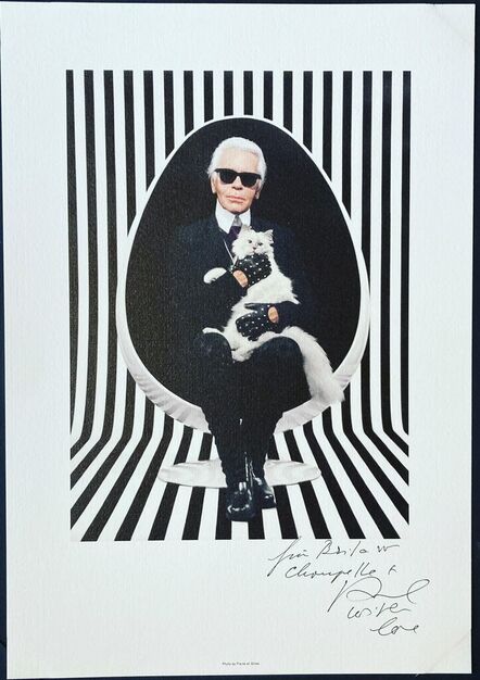 Pierre et Gilles, ‘Karl Lagerfeld et Choupette’, 2015