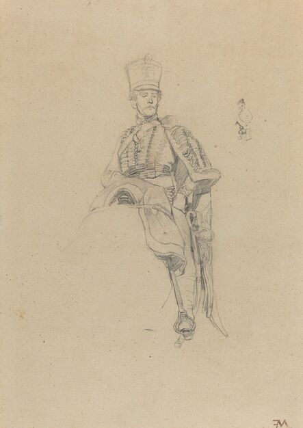 Jean-Louis-Ernest Meissonier, ‘A French Hussar’, ca. 1865