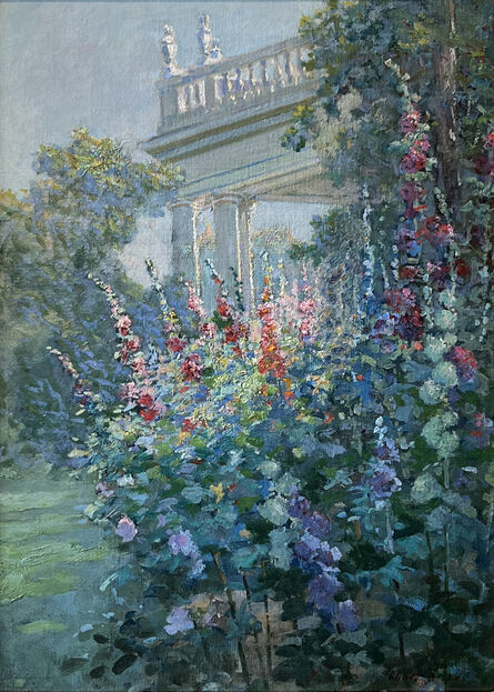 Abbott Fuller Graves, ‘Hollyhocks’, Undated