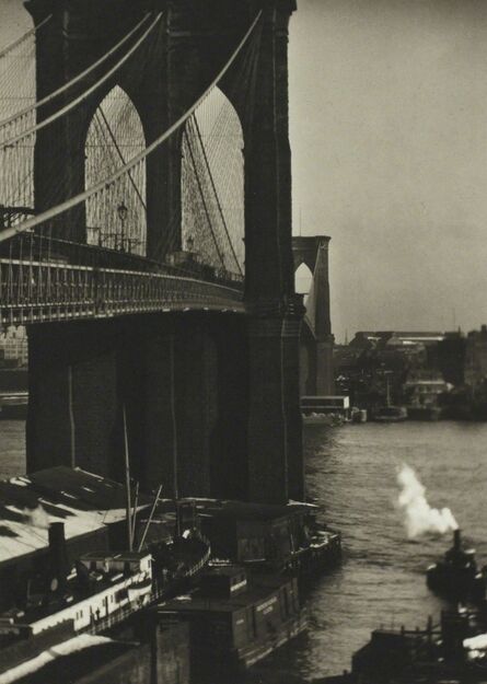 Alvin Langdon Coburn, ‘Brooklyn Bridge from a Roof Top, New York’, ca. 1905