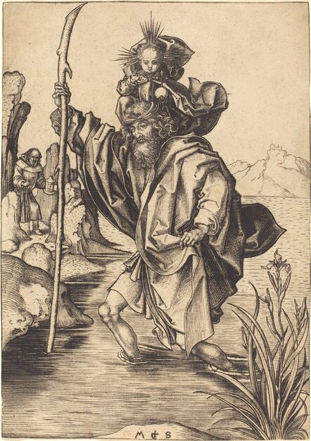 Martin Schongauer, ‘Saint Christopher’, ca. 1475/1480