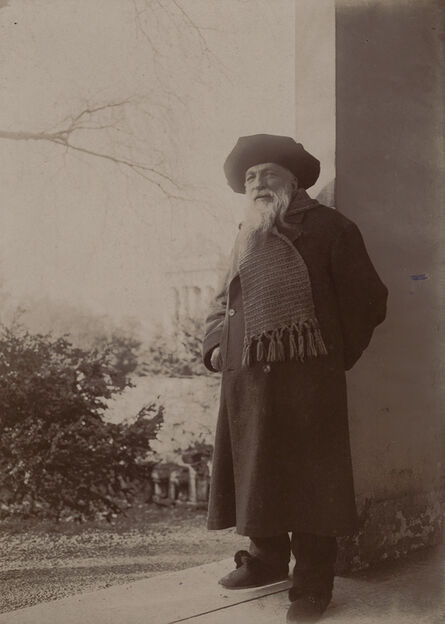 Dornac, ‘Rodin Standing Outside with Wide Beret, Meudon, France’, 1917/1917