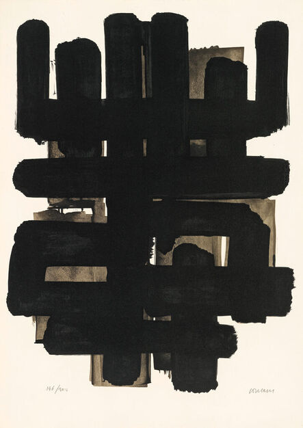 Pierre Soulages, ‘"Lithographie No. 3"’, 1957