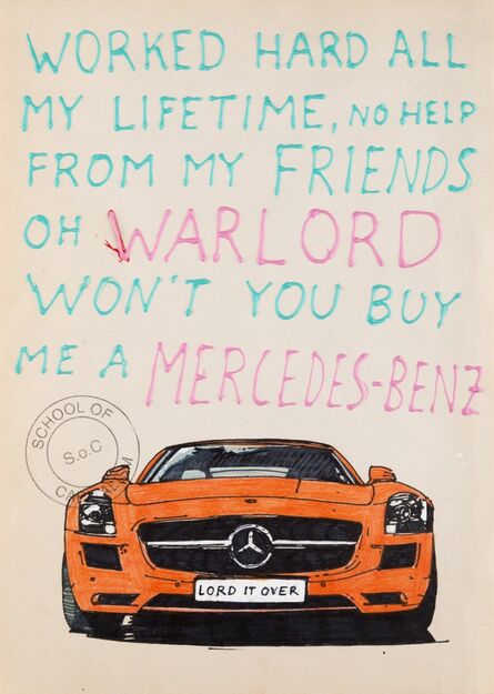 Riiko Sakkinen, ‘Oh Warlord Won't You Buy Me a Mercedes-Benz’, 2018