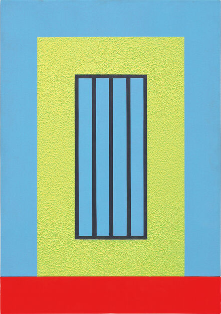 Peter Halley, ‘Yellow Prison’, 1999