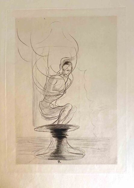 Odilon Redon, ‘ Illustration from the series "Les Fleurs du Mal"’, 1923