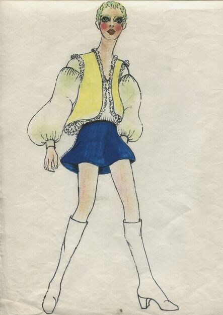 Delia Cancela, ‘Chica rubia, botas blancas’, 1967