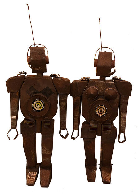 Bienvenu Nanga, ‘Robots (Le Couple)’, 2022