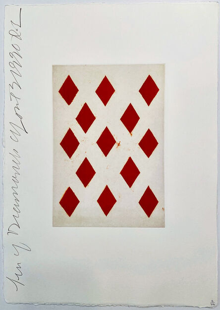 Donald Sultan, ‘Playing Cards: Ten of Diamonds’, 1990