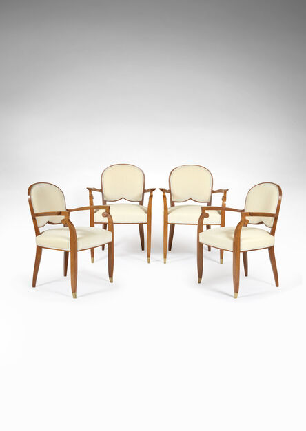 Jules Leleu, ‘Set of Four Chairs’, 1938