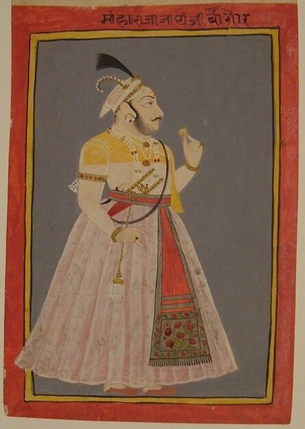 ‘Portrait of Maharaja Nathji ’, 1874