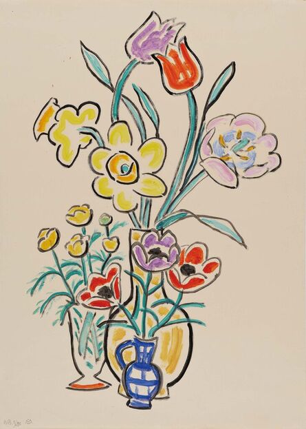 Gabriele Münter, ‘Tulpen und Narzissen’, 1956