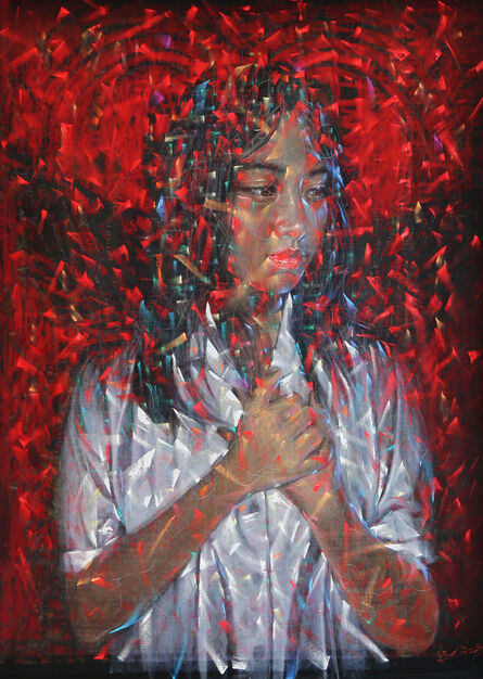 Uttaporn Nimmalaikaew, ‘A woman in a red atmosphere’, 2020