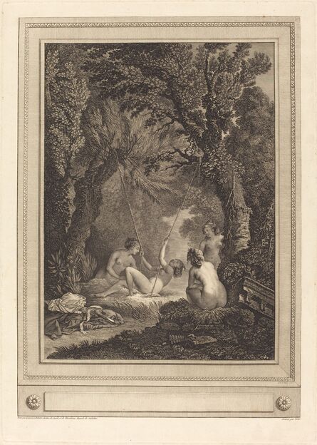 Geraud Vidal after Nicolas Lavreince, ‘La balancoire mysterieuse’, 1784