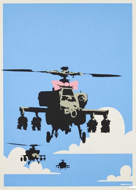 Banksy, ‘Happy Choppers ’, 2003