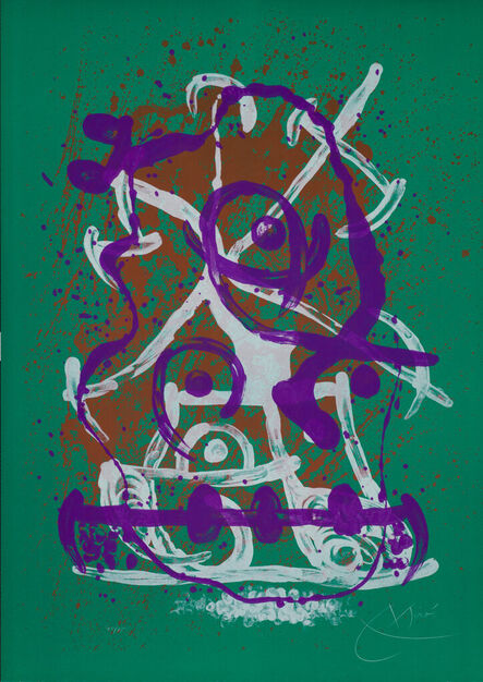 Joan Miró, ‘Chevauchée - Vert Violet Brun (M.543)’, 1969