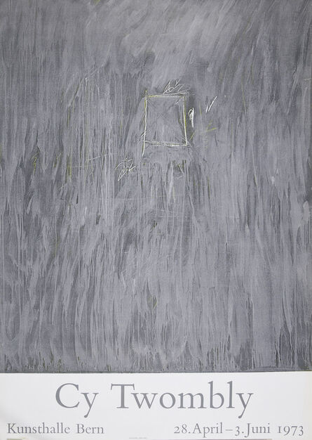 Cy Twombly, ‘Kunsthalle Bern poster’, 1973