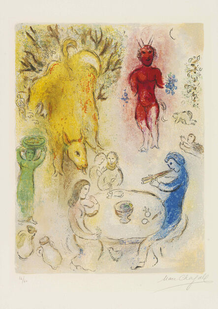 Marc Chagall, ‘Banquet de Pan’, 1961