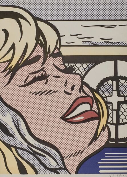 Roy Lichtenstein, ‘Roy Lichtenstein 'Shipboard Girl' Lithograph 1965’, 1965