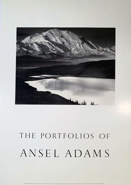 Ansel Adams, ‘The Portfolios of Ansel Adams, "Mount McKinely and Wonder Lake Denali National Park, Alaska, 1947" Photographic Poster’, 1983