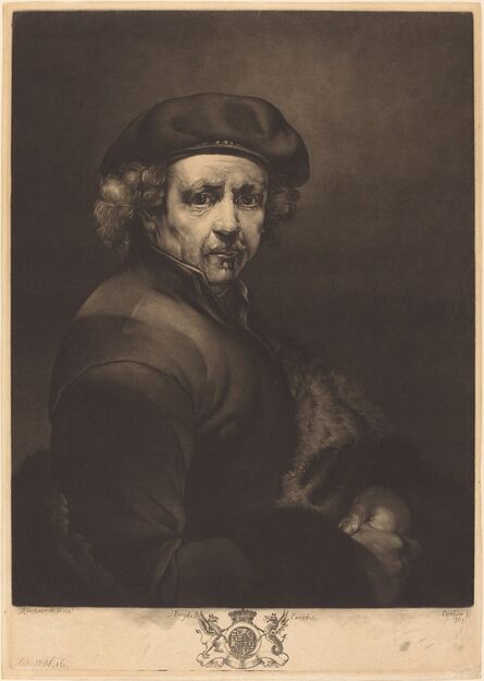 Richard Earlom after Rembrandt van Rijn, ‘Rembrandt, Self-Portrait’, 1767