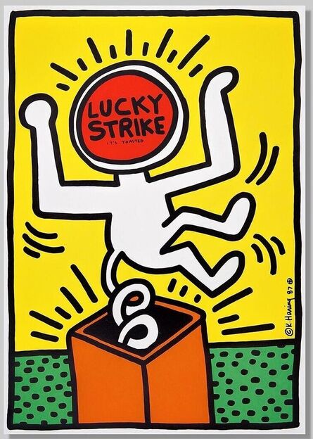Keith Haring, ‘Lucky Strike II’, 1987