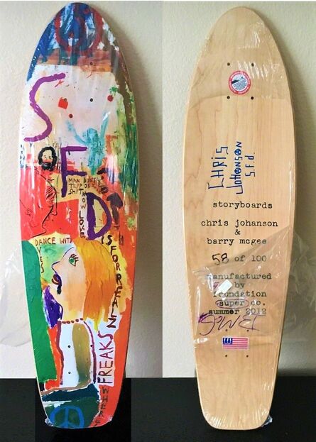 Barry McGee, ‘"And Your Friends Are My Friends", SIGNED by BOTH ARTISTS, Wood Skate Deck Edition’, 2012
