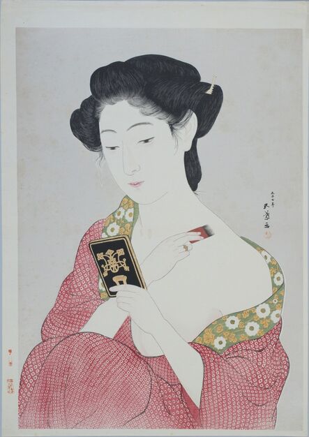 Hashiguchi Goyo, ‘Woman Applying Powder’, 1918