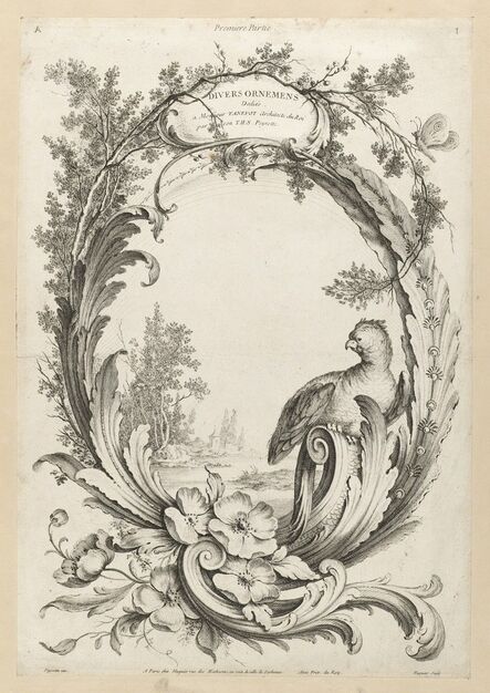 Alexis Peyrotte, ‘Premiere Partie Diverse Ornemens’, 1740
