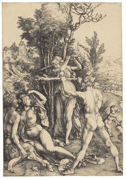 Albrecht Dürer, ‘Hercules at the Crossroads (B. 73; M., Holl. 63; S.M.S. 22)’, ca. 1498