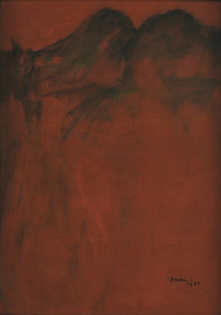 Zaini, ‘Moutains in red landscape’, 1976