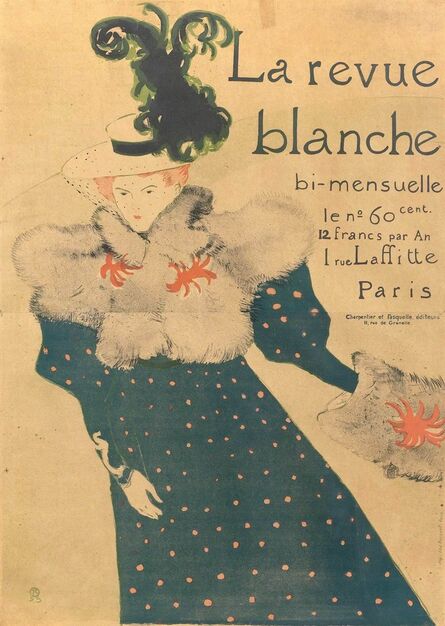 Henri de Toulouse-Lautrec, ‘LA REVUE BLANCHE (DELTEIL 355; ADHEMAR 115; WITTROCK P18)’, 1895