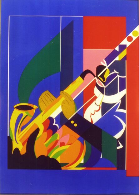 Romare Bearden, ‘Alto Saxophone ’, ca. 1982