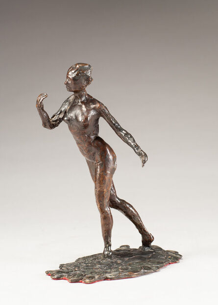 Edgar Degas, ‘Danseuse saluant (Deuxième étude)’, Conceived between 1882 and 1895 in wax, this figure was cast between 1921 and 1931. Since this cast was owned by Félix Vallotton and he died in 1925, we can suppose that this is one of the first casts.