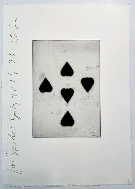 Donald Sultan, ‘Playing Cards: Five of Spades’, 1990